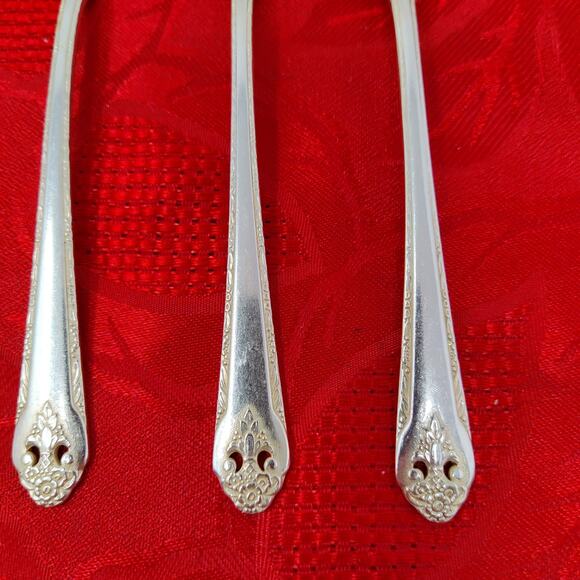 6 TeaSps Holmes & Edwards LOVELY LADY Teaspoons International Silver Plate 1937 - Picture 5 of 16